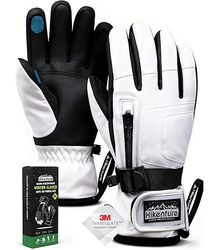 Amazon | [オガサカ] スキーグローブ メンズ GLOVE Z-GR/WHT WH M
